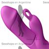 Vibrador 2 motores y estimulador de clitoris